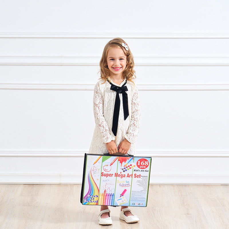 Kids Painting & Drawing Art Set – 168-Piece Complete Creative Kit