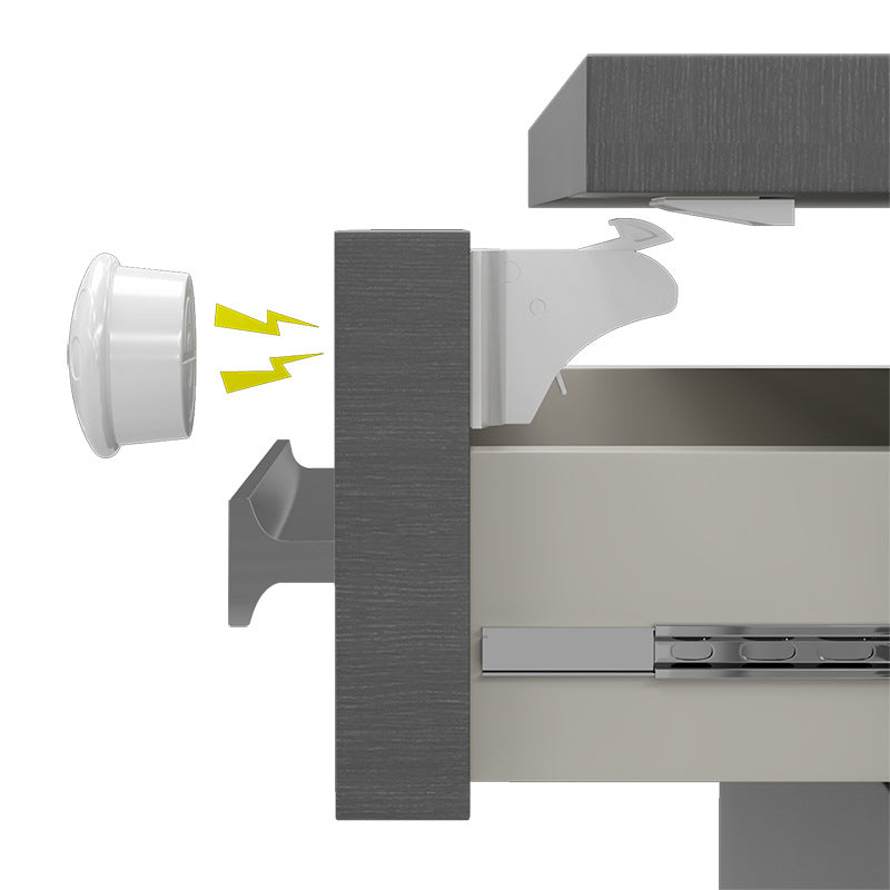Invisible Child Safety Lock – Cabinet, Drawer & Door Protection for Babies & Toddlers