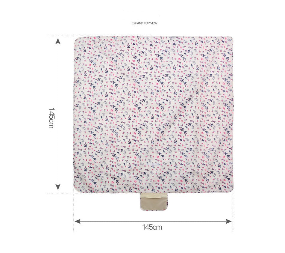 Waterproof Outdoor Picnic Mat – Sandproof Foldable Beach & Camping Blanket for Kids & Family Use