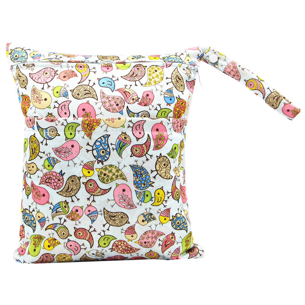 Baby Waterproof Double-Zipper Diaper Bag – Spacious & Stylish for Moms & Dads