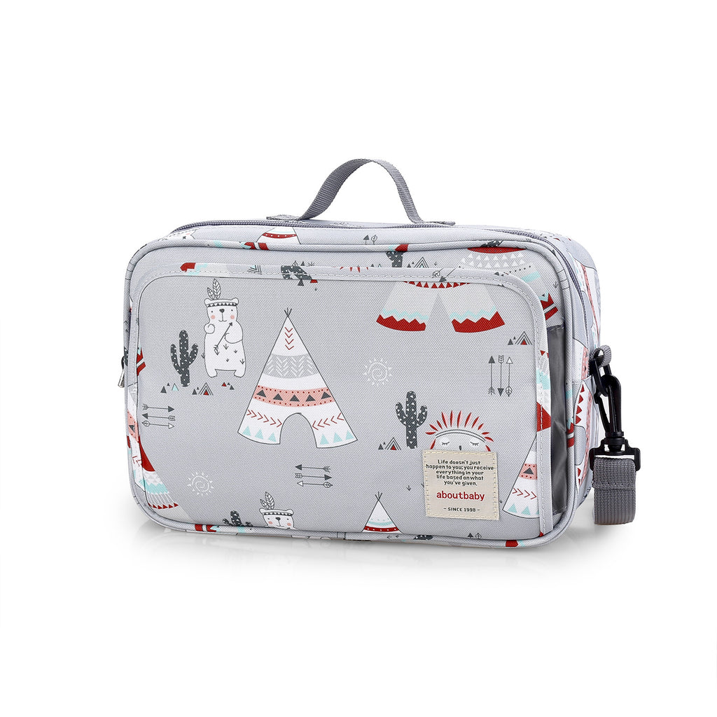 Portable Diaper Storage & Mommy Bag with Secure Zipper – Baby Outing Organizer