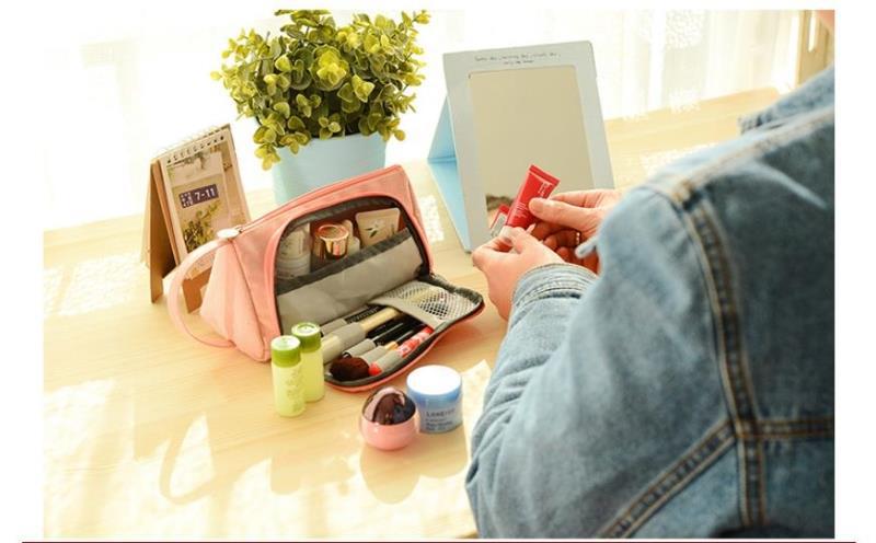 Plaid Pencil Case – Large School Stationery Bag for Kids & Students