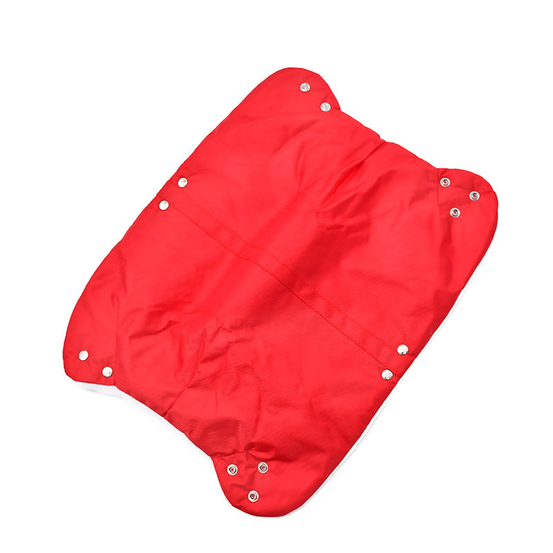 Windproof Plush Stroller Gloves – Warm Hand Muffs for Prams & Pushchairs