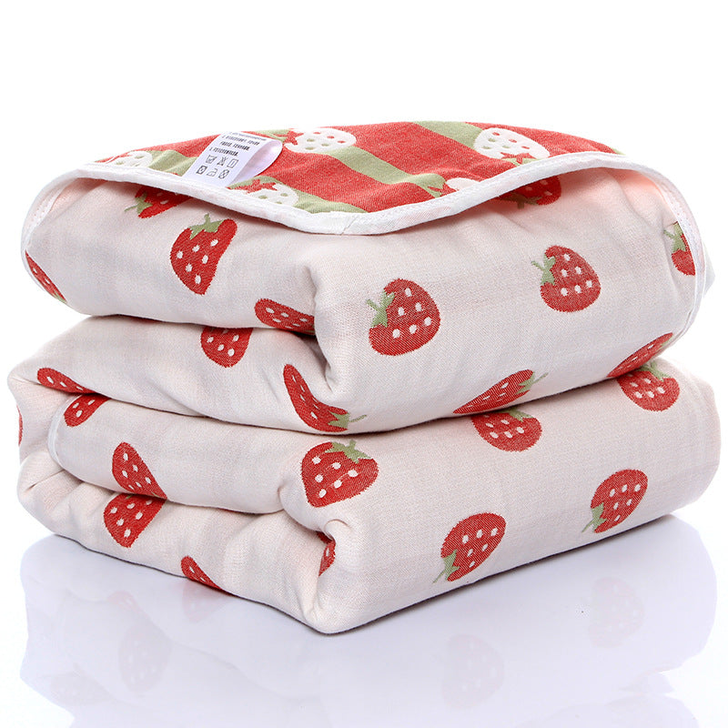Soft Six-Layer Cotton Gauze Baby Towel – Breathable, Absorbent & Gentle on Skin