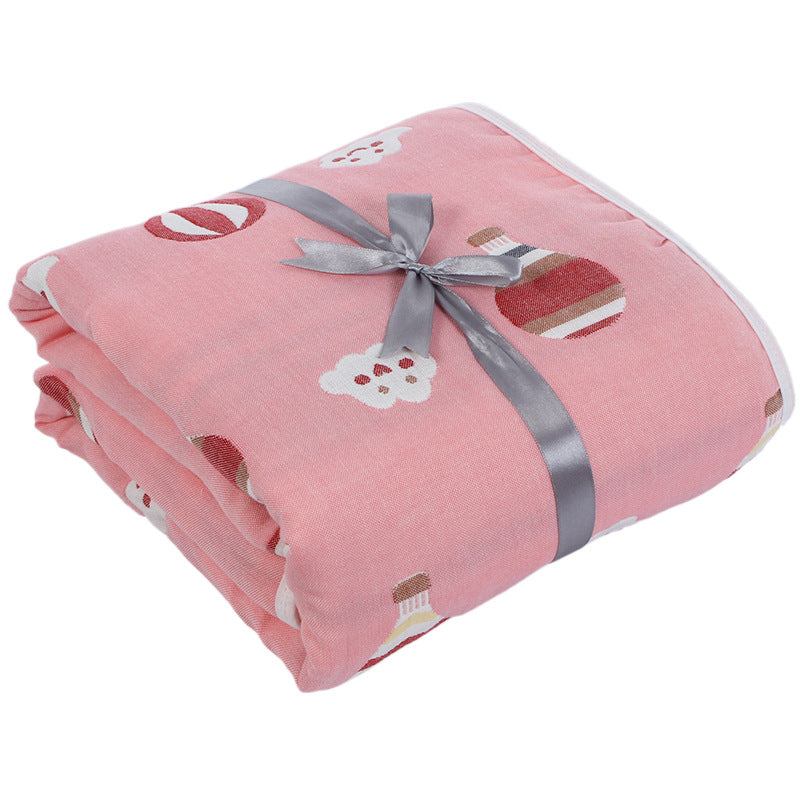 Soft Six-Layer Cotton Gauze Baby Towel – Breathable, Absorbent & Gentle on Skin