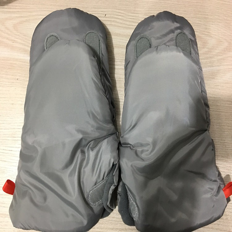 Warm Winter Baby Stroller Gloves – Insulated Ride-Along Pram Hand Muffs