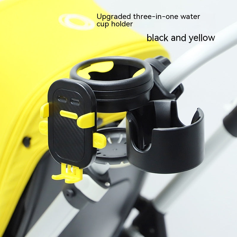 3-in-1 Universal Baby Stroller Cup, Bottle & Phone Holder – ABS Material