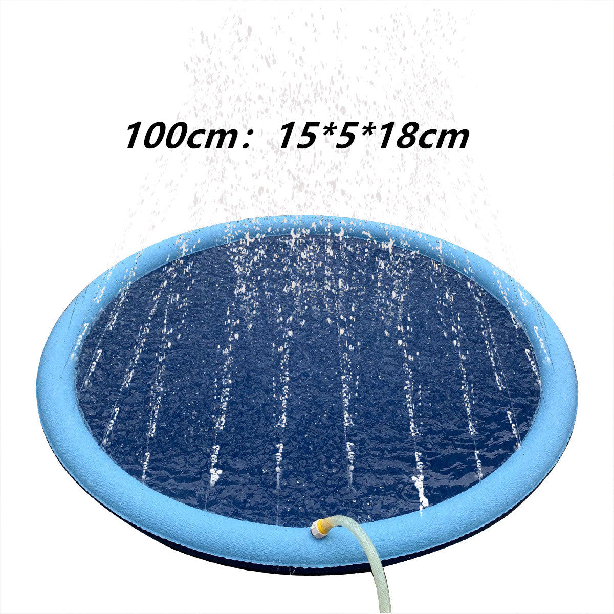 non-Slip Kids & Dog Splash Pad – Summer Water Sprinkler Play Mat for Backyard Fun