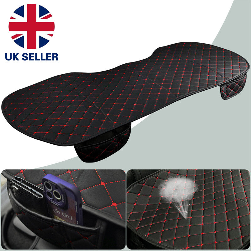 Universal PU Leather Rear Car Seat Protector Cover – Waterproof Back Seat Cushion Mat