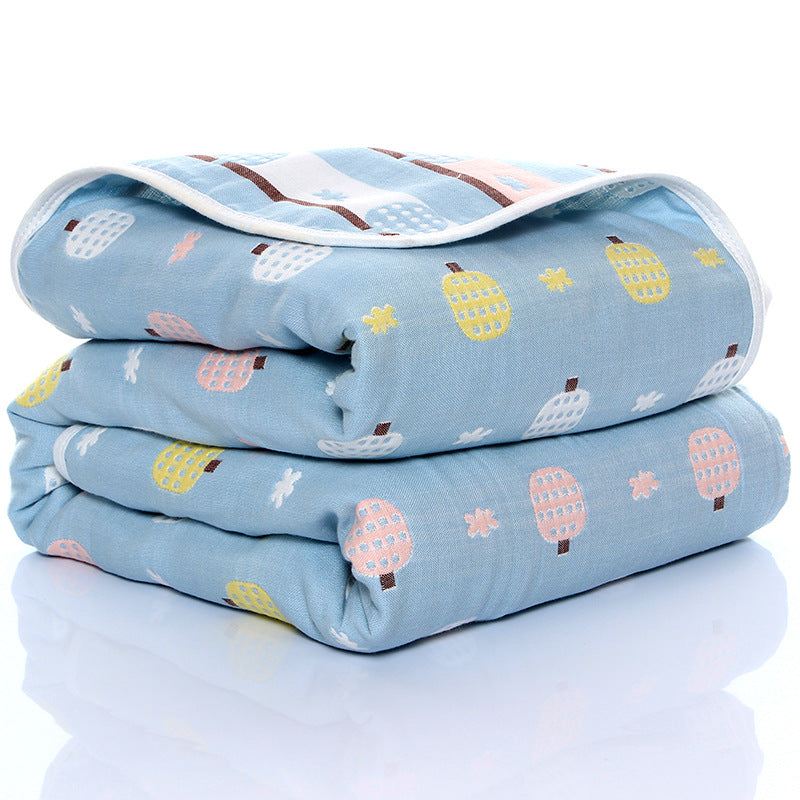 Soft Six-Layer Cotton Gauze Baby Towel – Breathable, Absorbent & Gentle on Skin