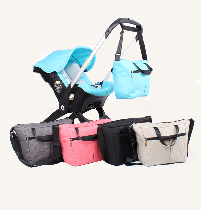 Universal Oxford Cloth Stroller Storage Bag – Mommy Organiser for Pushchair