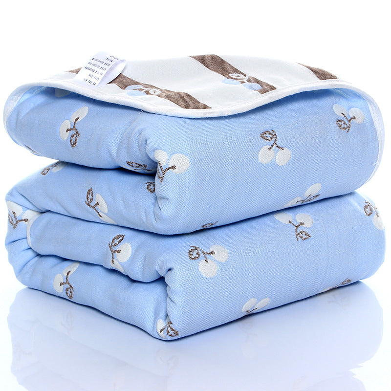 Soft Six-Layer Cotton Gauze Baby Towel – Breathable, Absorbent & Gentle on Skin