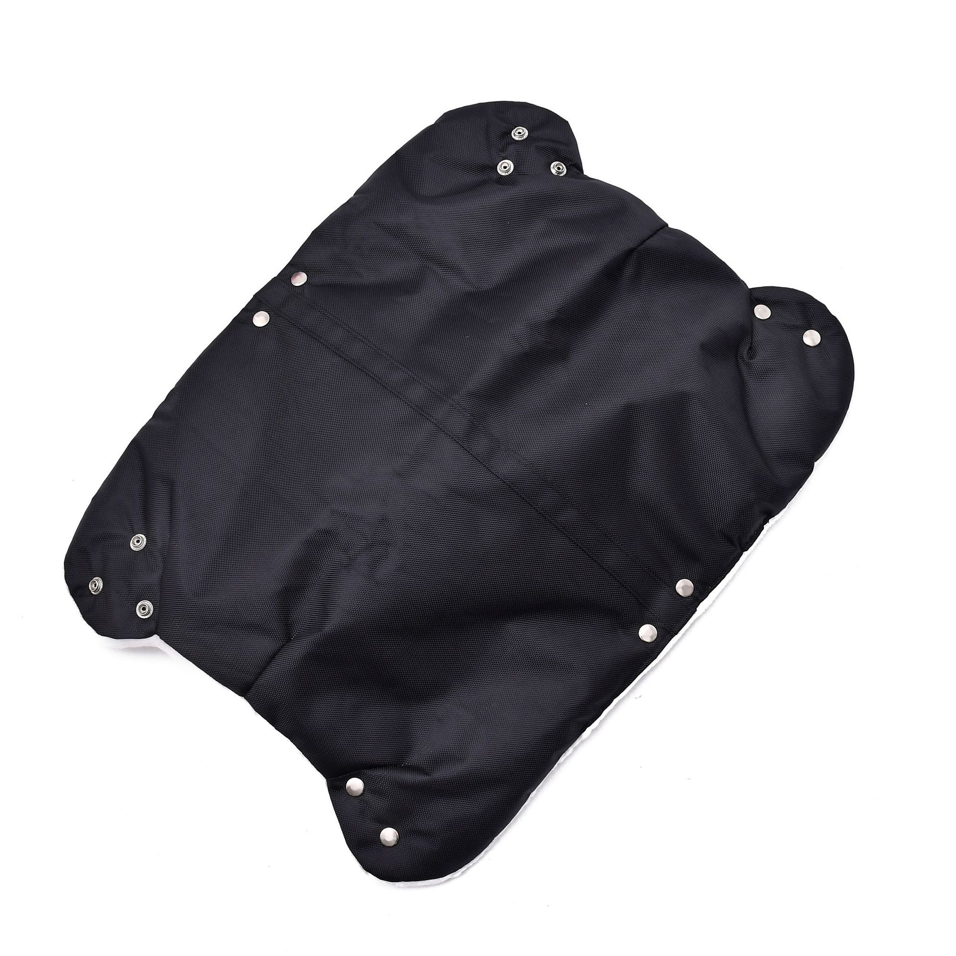 Windproof Plush Stroller Gloves – Warm Hand Muffs for Prams & Pushchairs